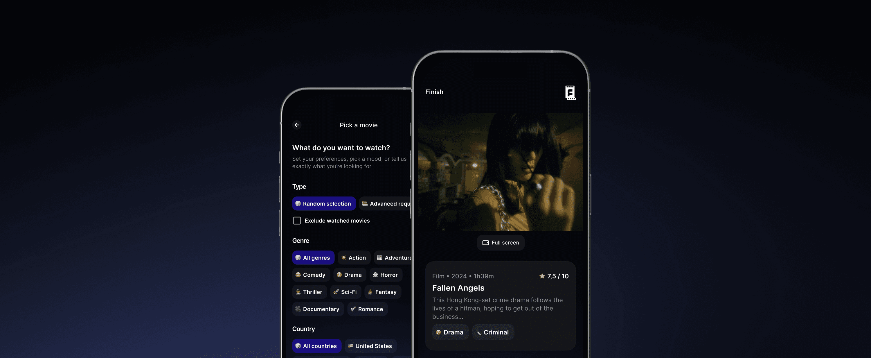 Flickhunt personalized movie suggestions by mood